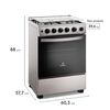 Cocina a Gas Mademsa FM4TSC 4 Quemadores Gris