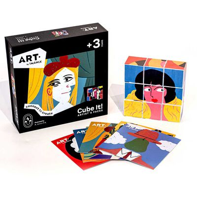 Imagen 1 del producto Juego de Memoria Rostros de Artistas Cube it! Imanix