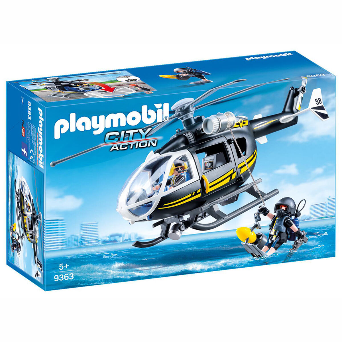 Helicóptero Fuerzas Especiales Playmobil