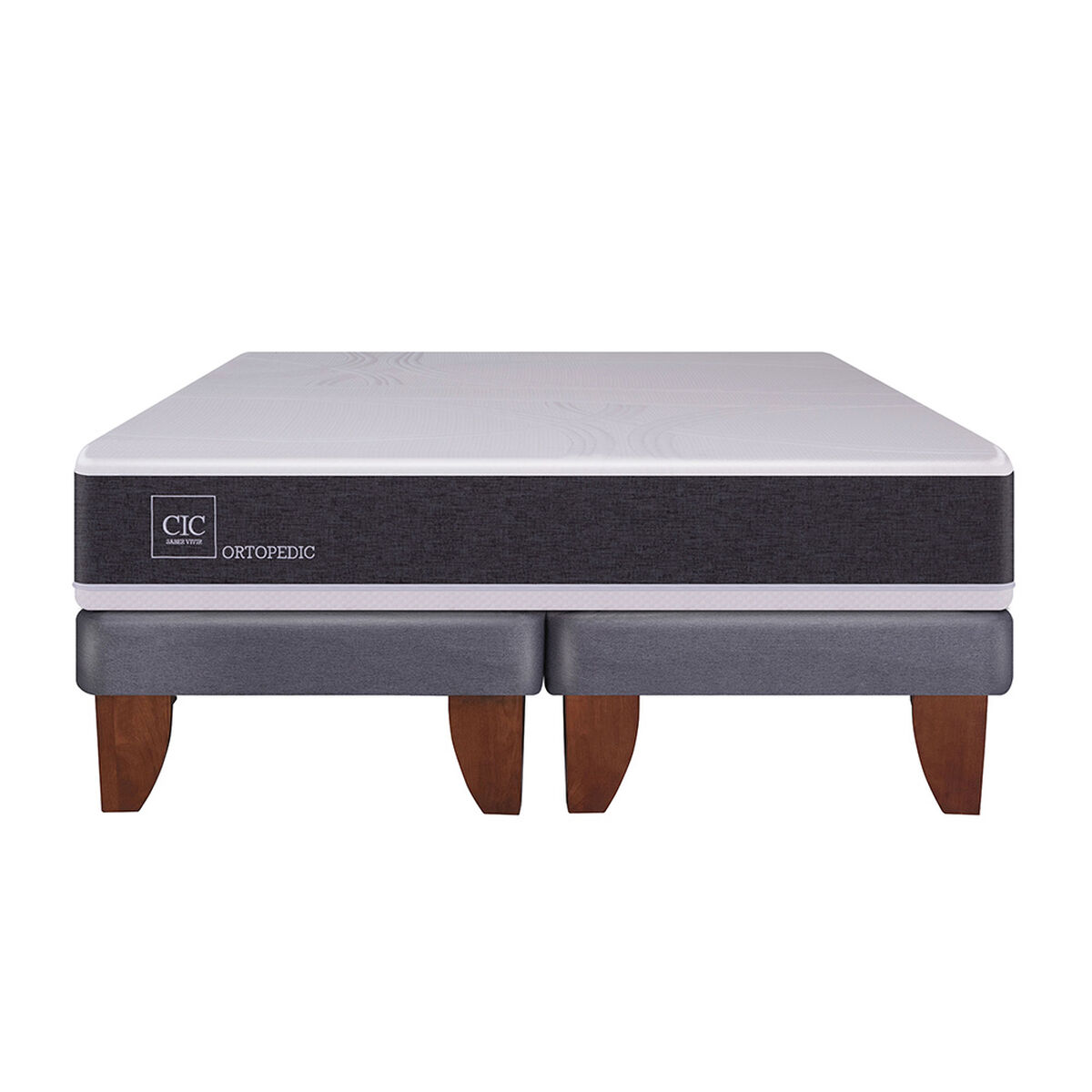 Cama Europea CIC Base Dividida King Ortopedic
