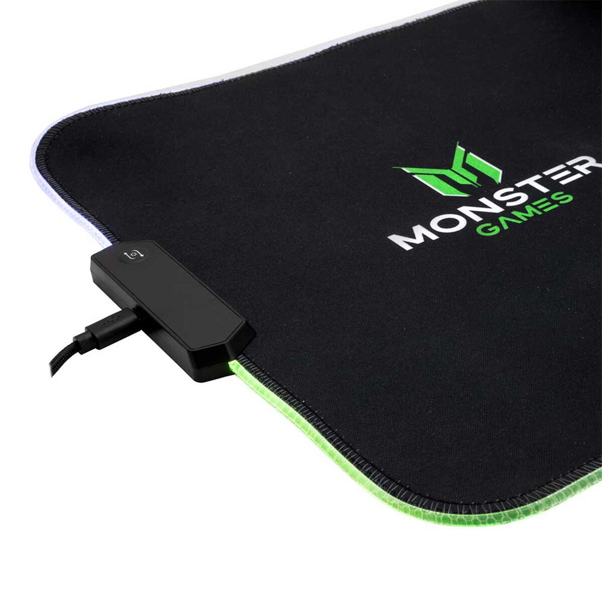 Mousepad Monster Games USB RGB Negro