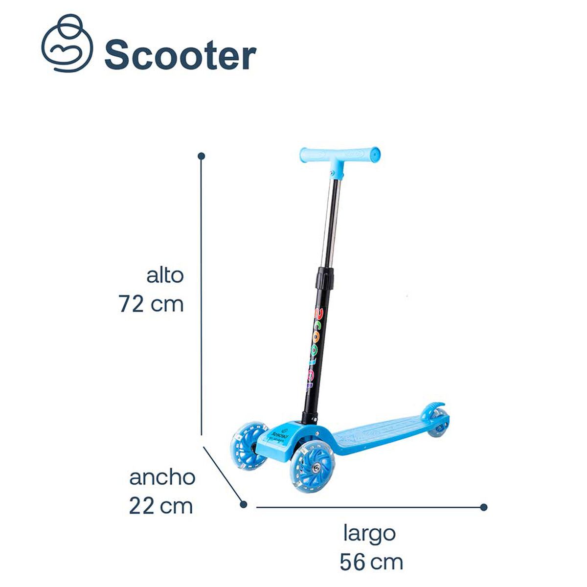 Scooter Xt03 Azul Bebesit