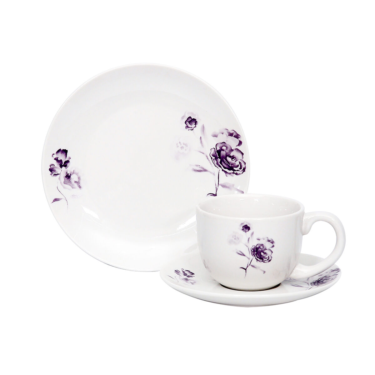 Set Vajilla Doral Adela 12 Piezas Multicolor