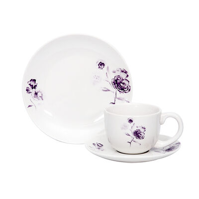 Set Vajilla Doral Adela 12 Piezas Multicolor