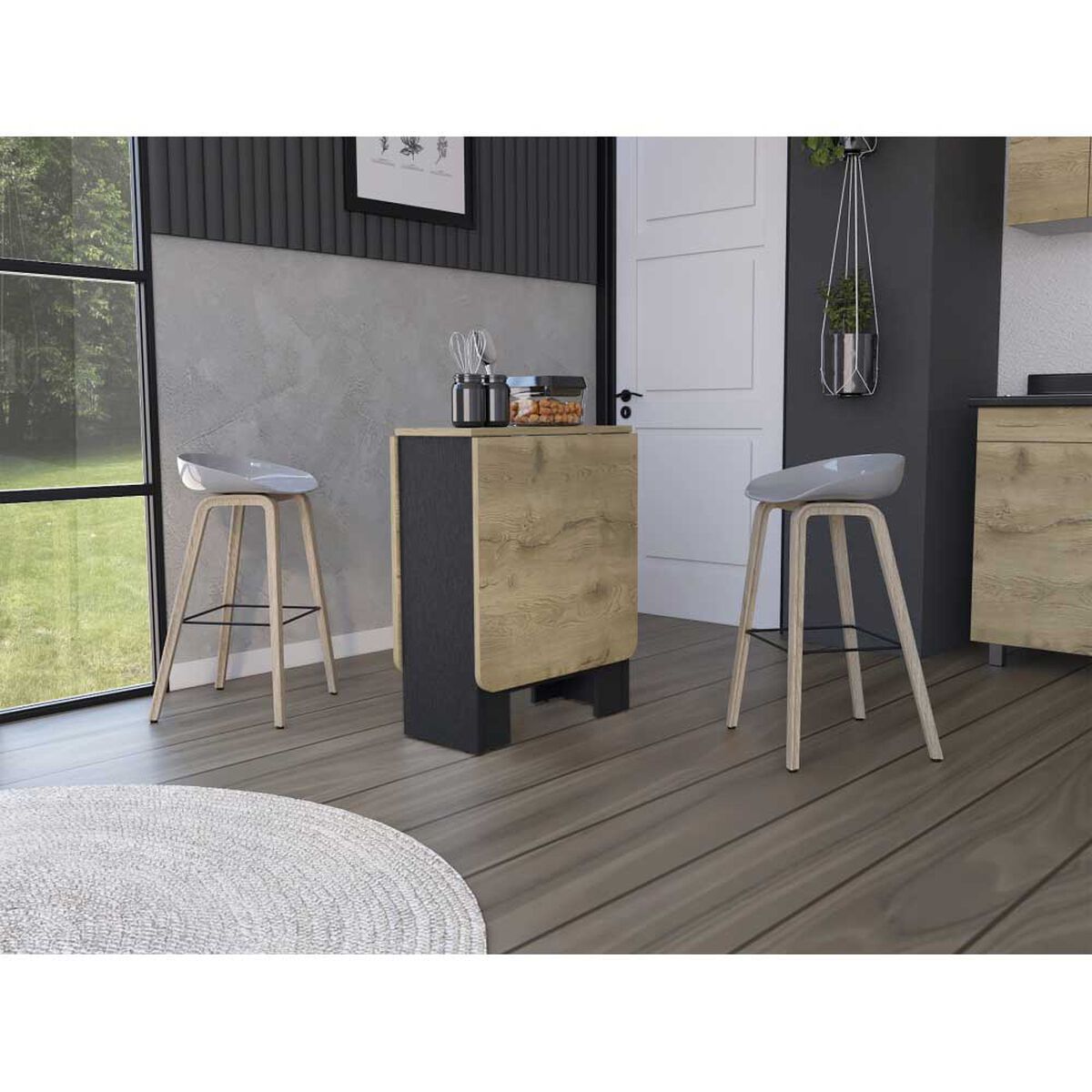 Mesa Abatible TuHome Compact Wengue