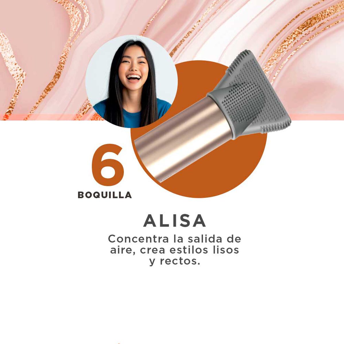 Cepillo Secador Multistyler Radiant UniQ 9 en 1 Gama Italy