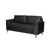 Sofá Latam Home Milan 2 Cuerpos Negro