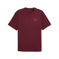 Polera GRAPHIC Grid Hombre Puma Burdeo