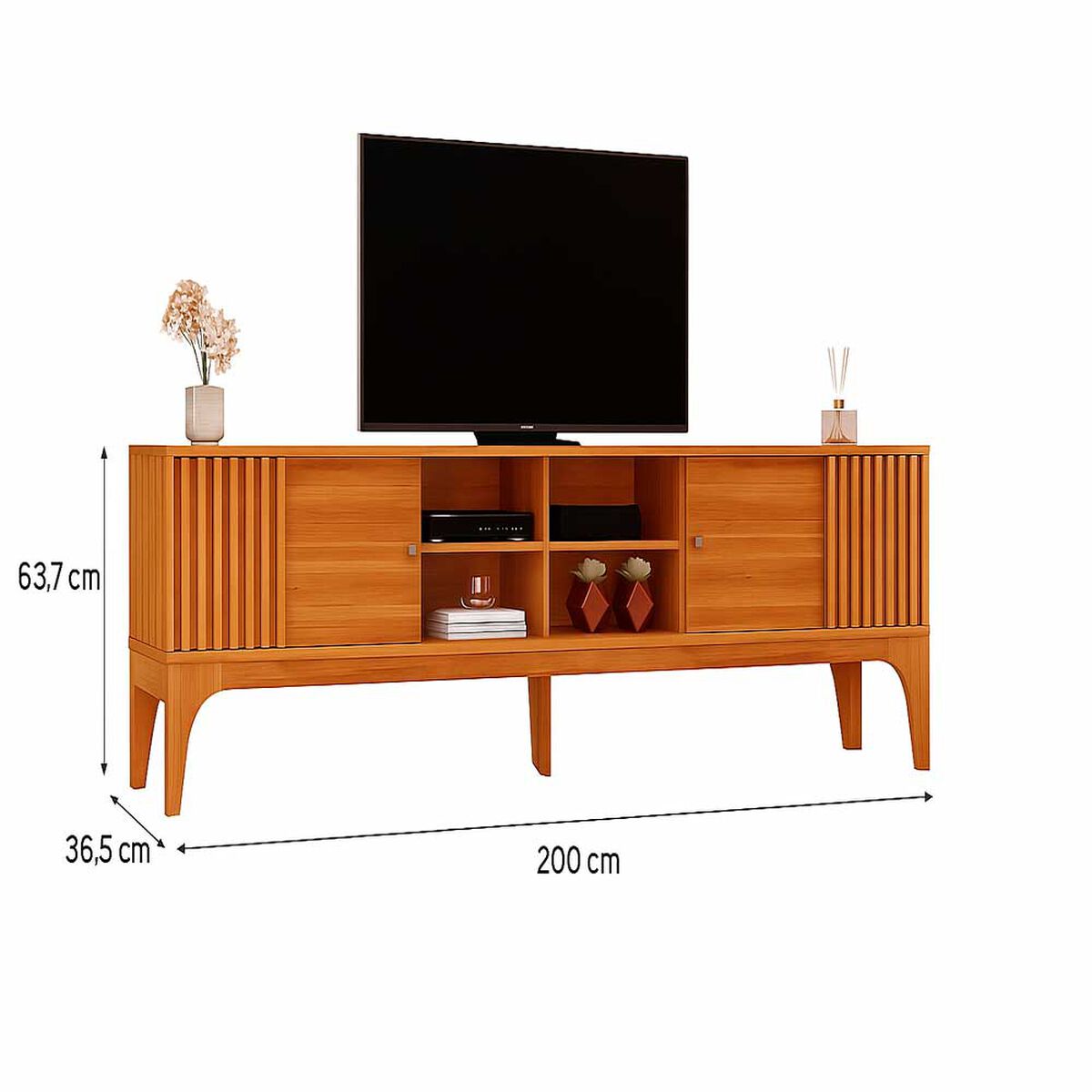 Rack TV Exit Florencia 100" Canela