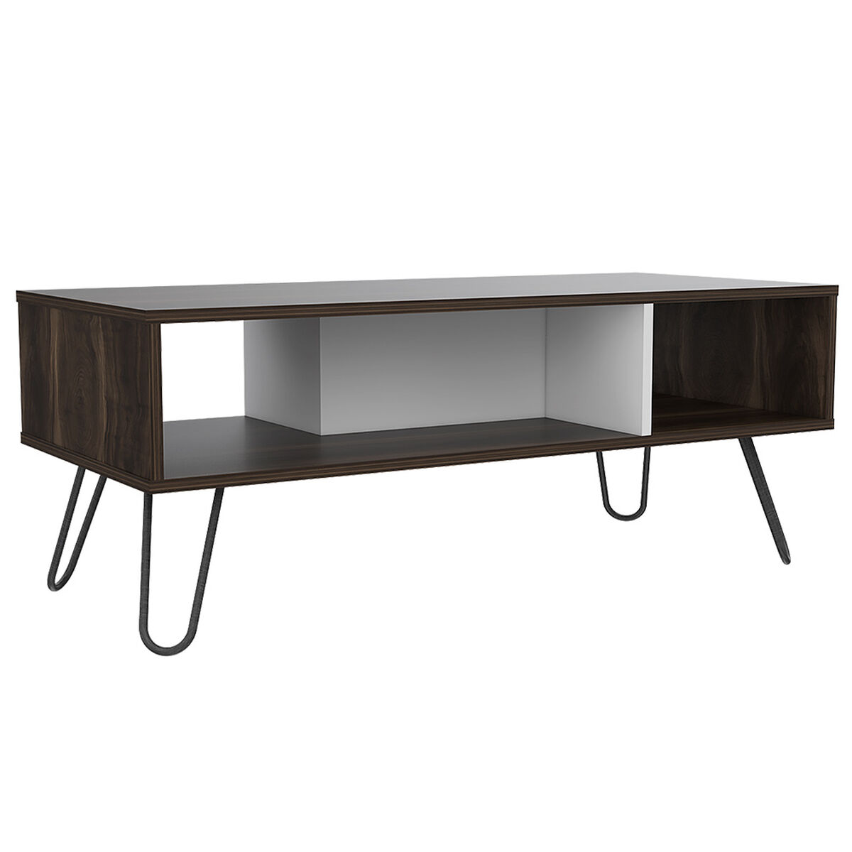 Rack TV Hasta 55" + Mesa de Centro TuHome Vassel