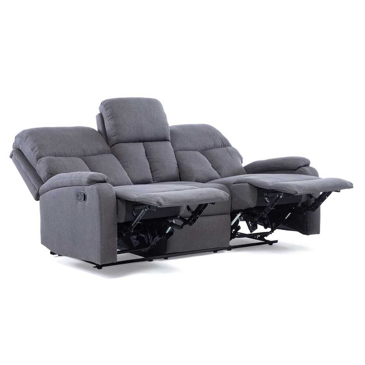 Sof&aacute; Derecho Daniels 3 Cuerpos Gris