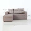 Sofá Modular Kea Rodas 3 Cuerpos Beige