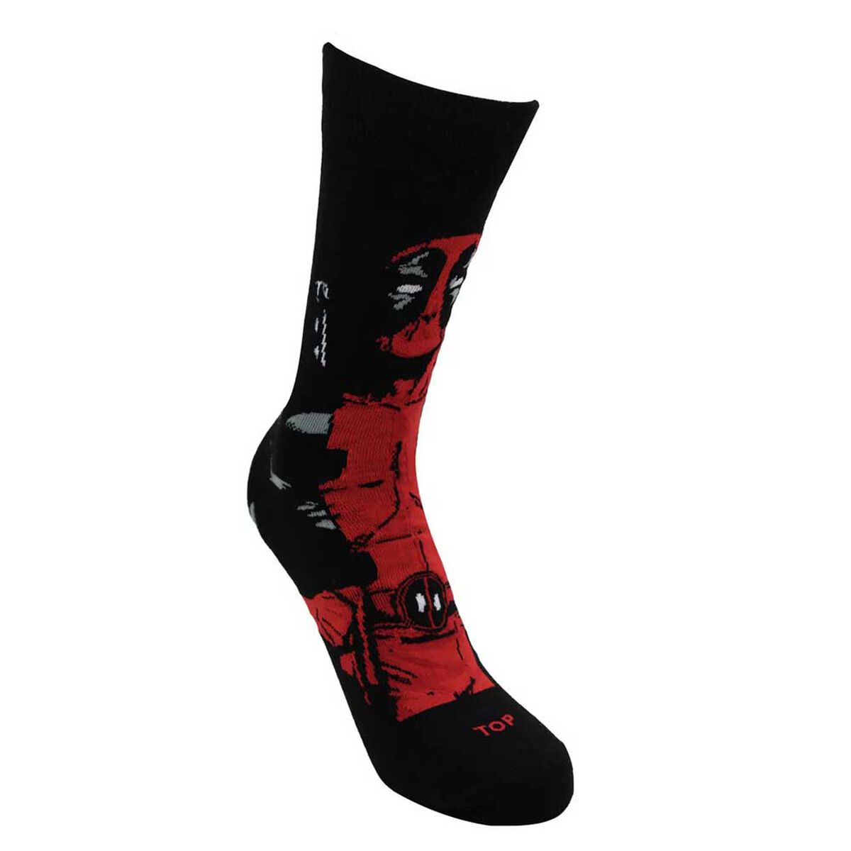 Pack 2 Calcetines Largos Algod&oacute;n Deadpool Marvel Hombre Top