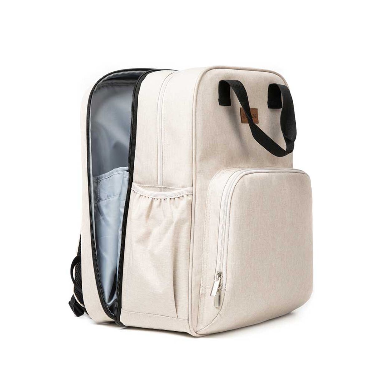 Bolso Maternal Pañalero Mudador Beige Bebesit