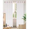 Set Cortinas Velo Lino-Presilla Beige 140X220 Cm