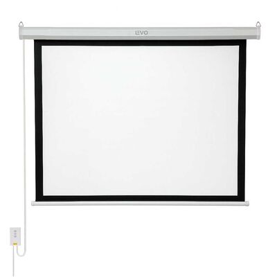 Telón 60 pulgadas Eléctrico con control 120 x 90 cm LEVO