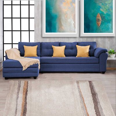 Sofá Seccional Muebles MPR Journey 3 Azul