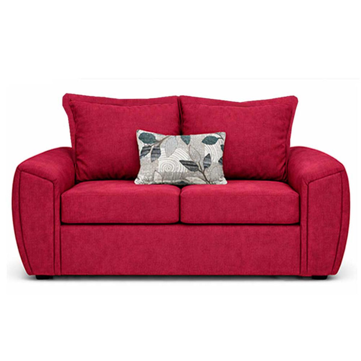 Juego de Living Elegant Detail New Houston 3-2-1 Cuerpos Rojo