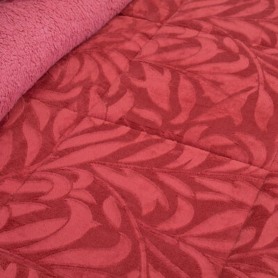 Imagen 2 del producto Cubrecama Doral 2 Plazas Guinda Outboss Sherpa