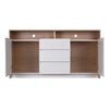 Rack TV CIC Colbun Olmo Blanco Hasta 60"
