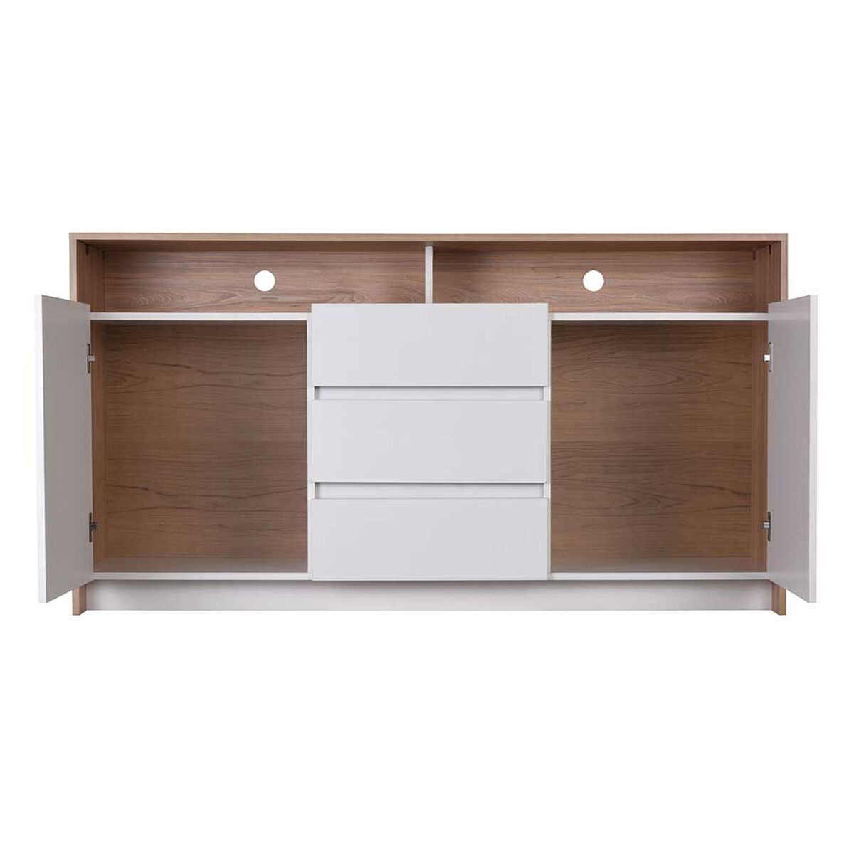 Rack TV CIC Colbun Olmo Blanco Hasta 60"