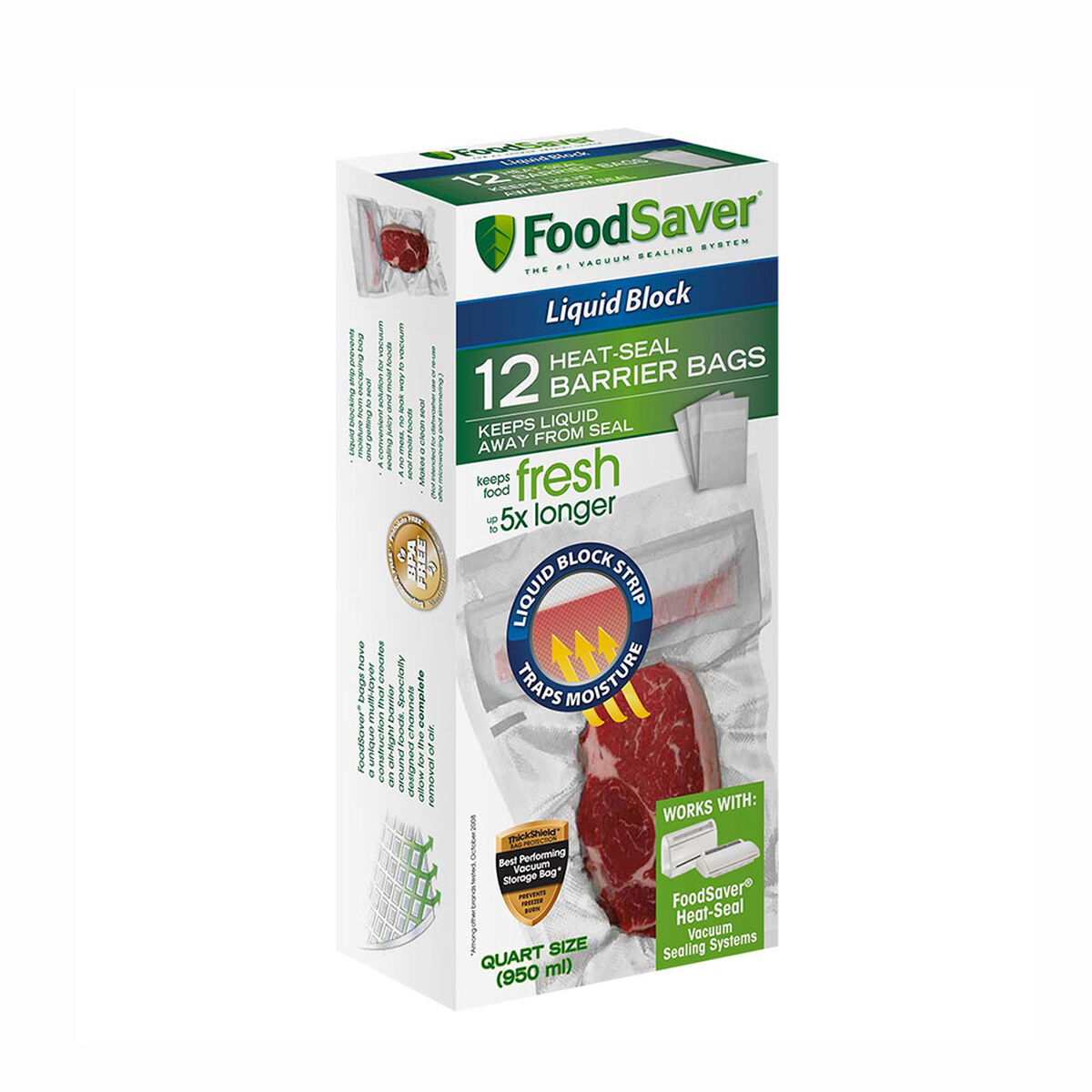 Bolsas de envasado al vacío Oster FoodSaver® bloqueador de líquidos