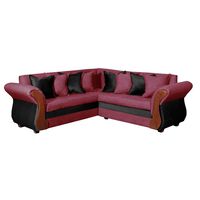 Sofá Seccional Diseño A&M Home Lucia Derecho 5 Cuerpos Burdeo