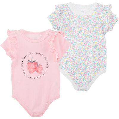 Pack 2 Body Manga Corta de Algodón Chess Baby