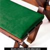 Juego de Comedor Latam Home Sevilla Oviedo 2 Sillas + 2 Bancas Velvet Verde