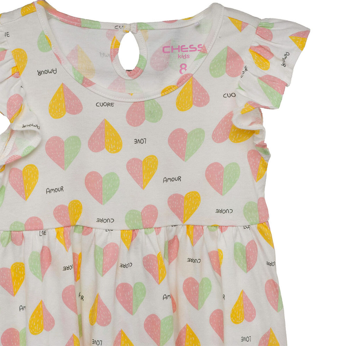 Vestido sin Mangas Niña Chess