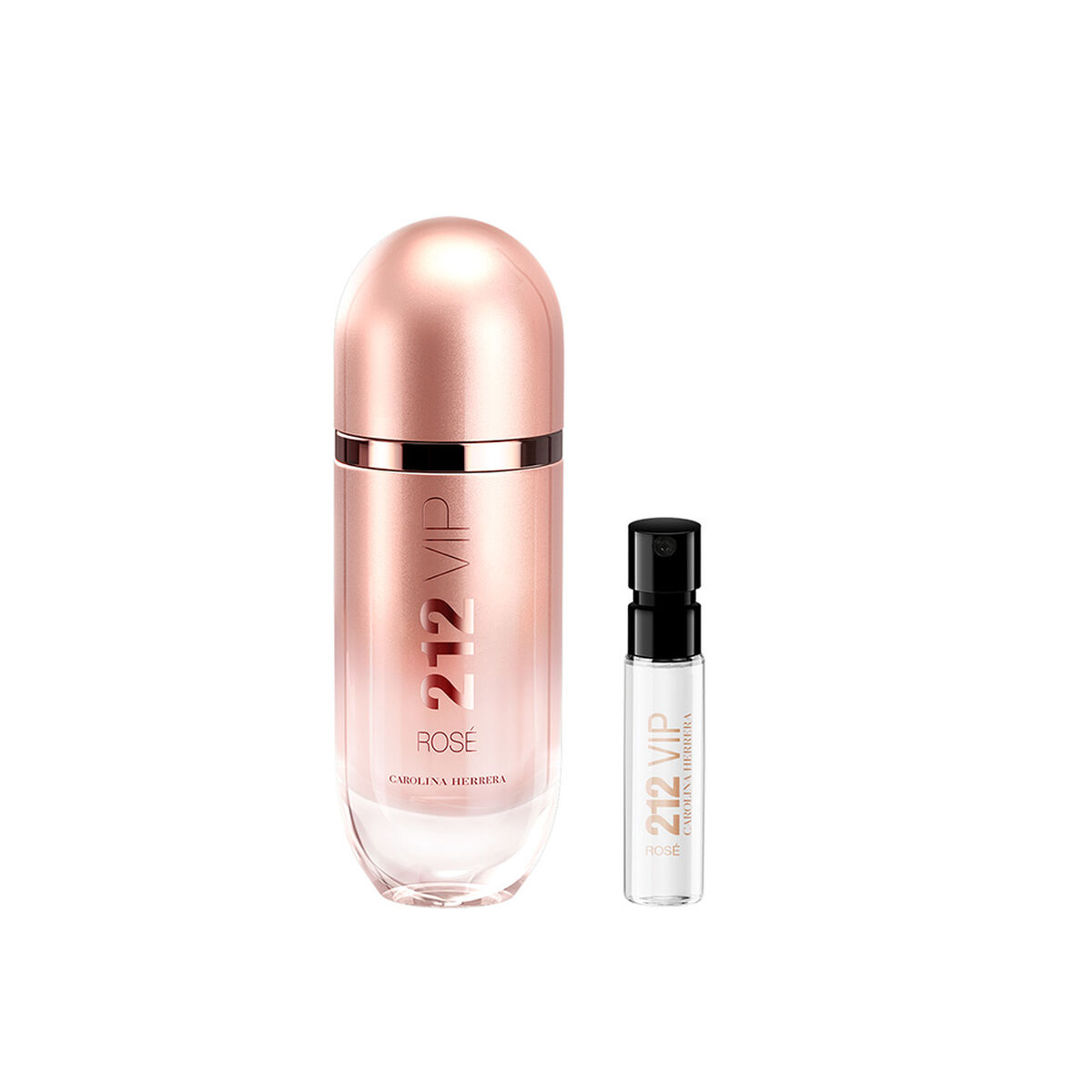 Set de Perfume Carolina Herrera 212 VIP Rosé EDP 80 ml + Muestra 1,5 ml