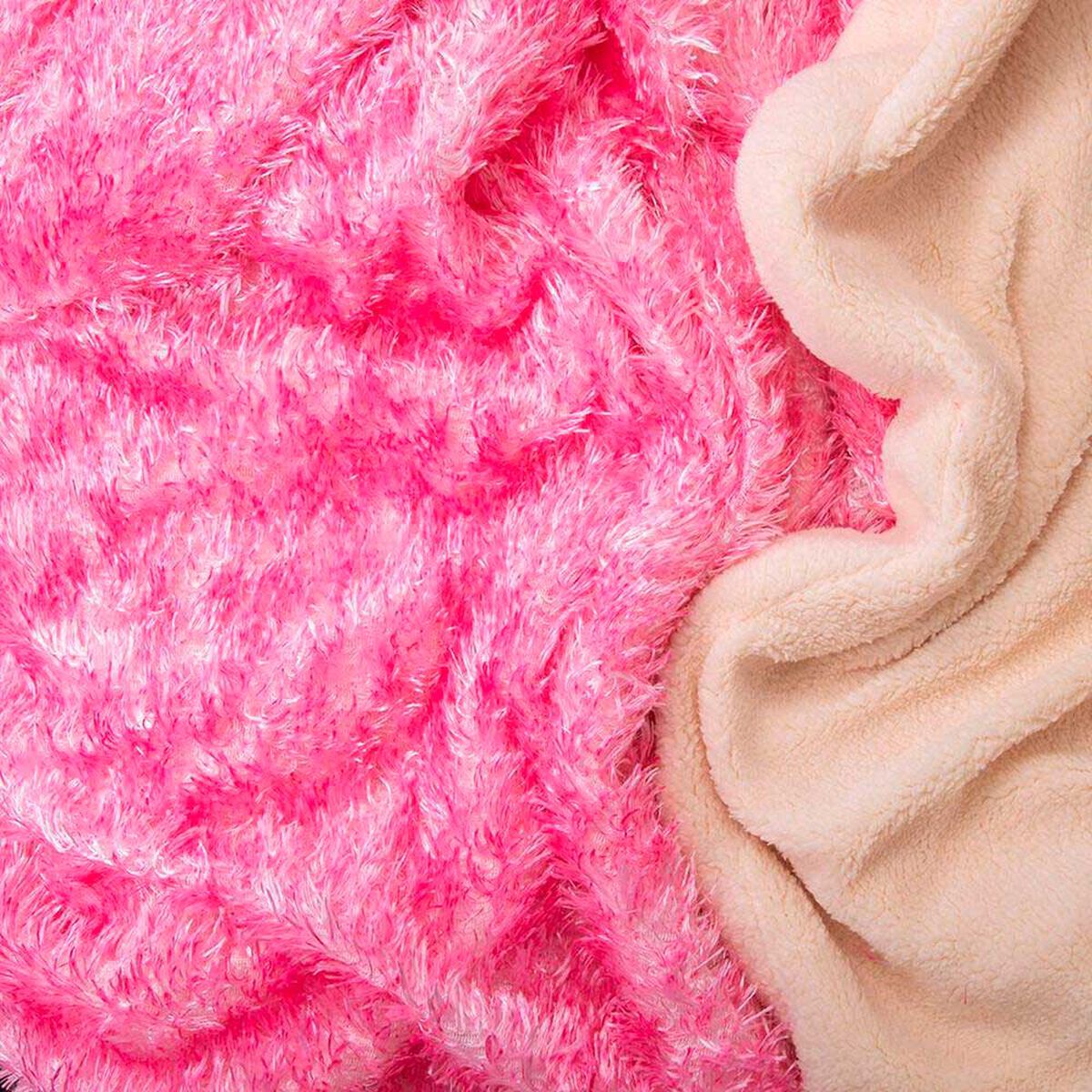 Manta Plush Sherpi Deluxe&nbsp;127X152 Fucsia