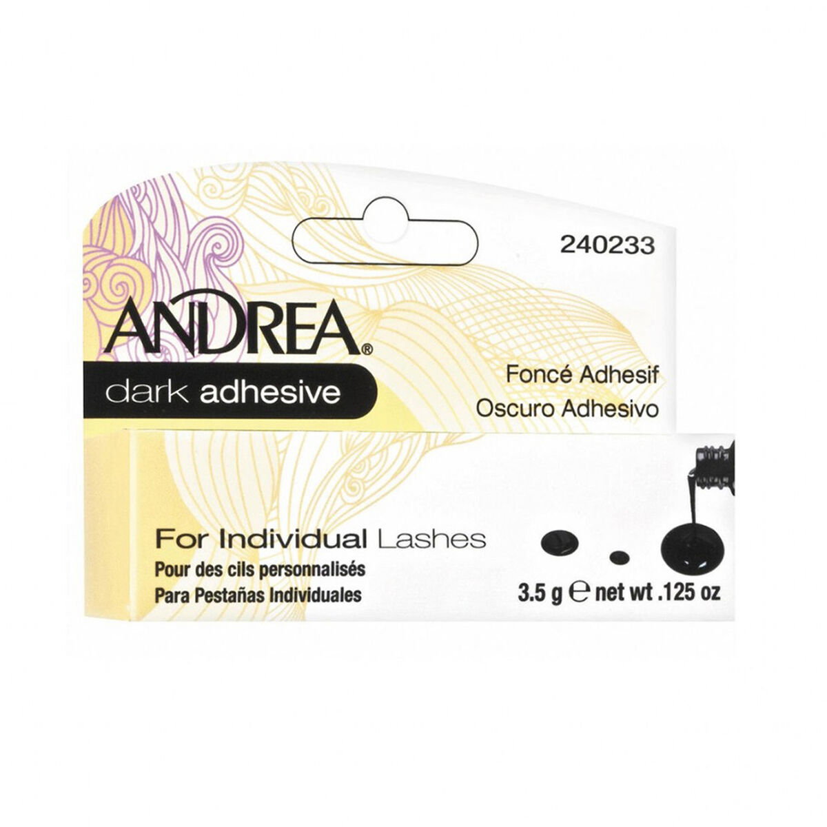 Adhesivo Pestañas Individual Negro