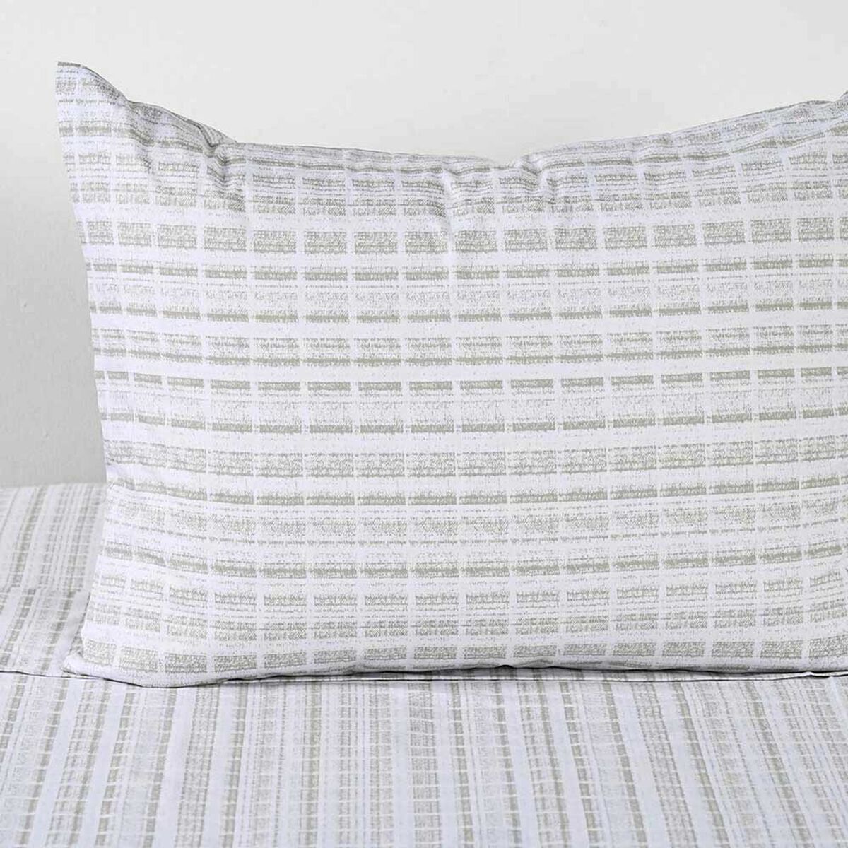 Juego de S&aacute;banas Elements & Co 200 Hilos 1,5 Plazas Terra Blanco