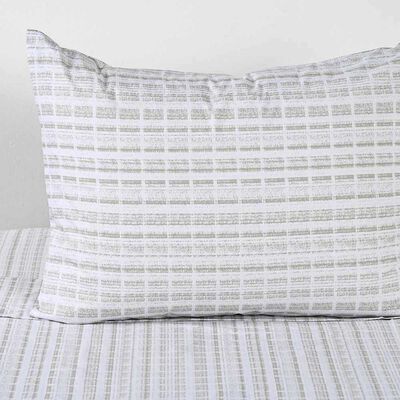 Imagen 2 del producto Juego de Sábanas Elements & Co 200 Hilos 1,5 Plazas Terra Blanco