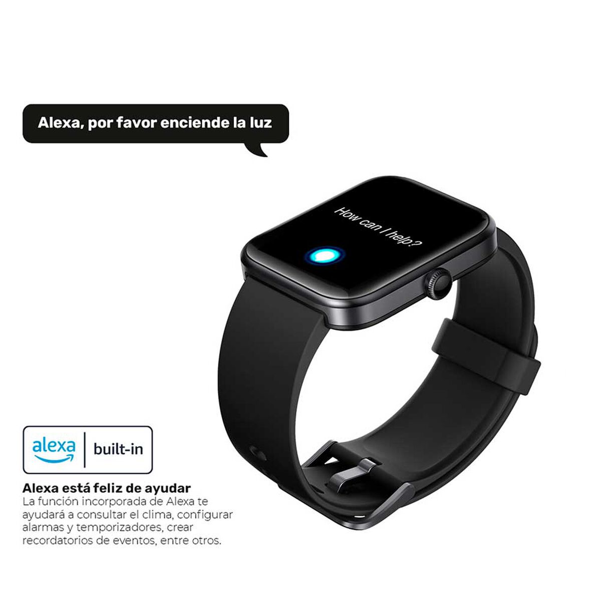 Smartwatch Lhotse Live 206 Mini 1,5" Black