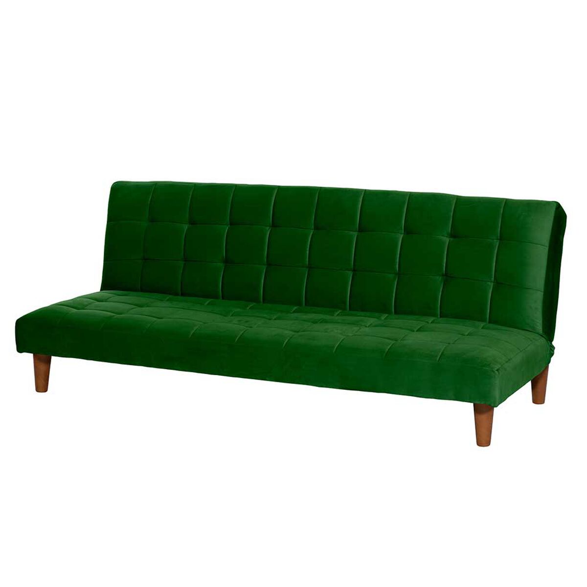 Futón Latam Home Turin Velvet 3 Cuerpos Verde
