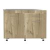 Mueble de Cocina Lavaplatos TuHome Orion 2 Puertas 1 Cajón Duna Blanco