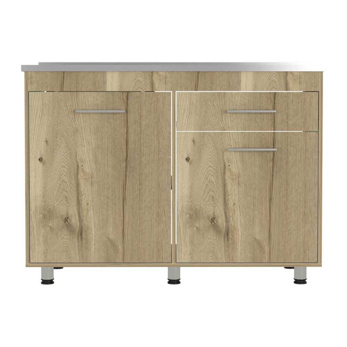 Mueble de Cocina Lavaplatos TuHome Orion 2 Puertas 1 Cajón Duna Blanco