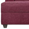 Sofá Seccional Innovamuebles Le Mans Doble Chaise 4 Cuerpos Burdeo