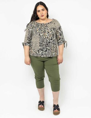 Imagen 2 del producto Blusa Manga 3/4 Mujer Extralindas Beige, Negro, Rojo, Verde