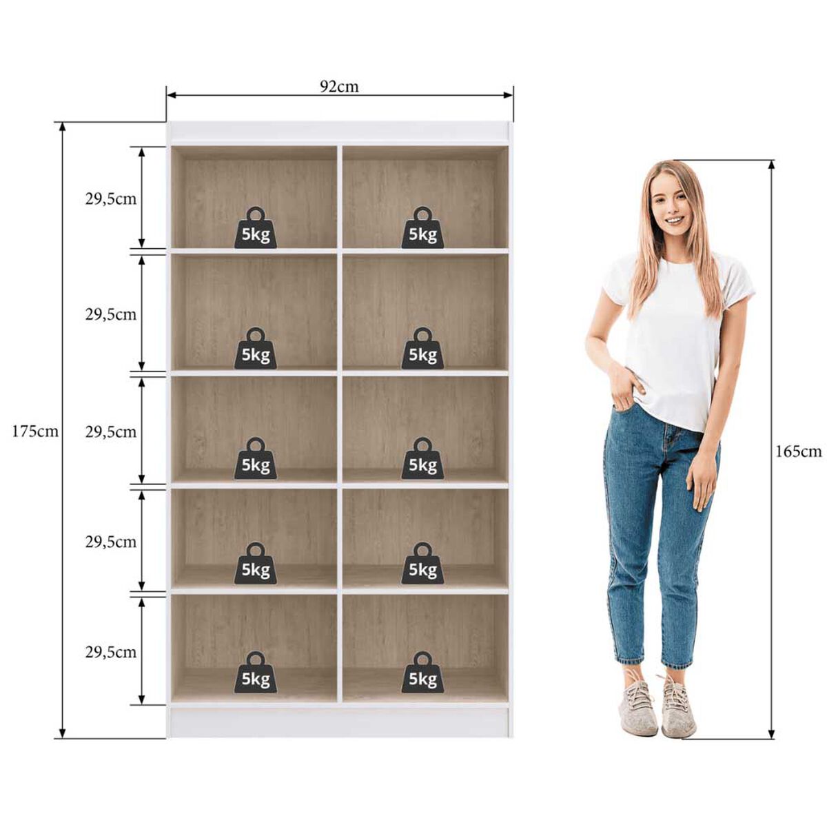 Closet Exit Multiuso 4 Puertas Blanco