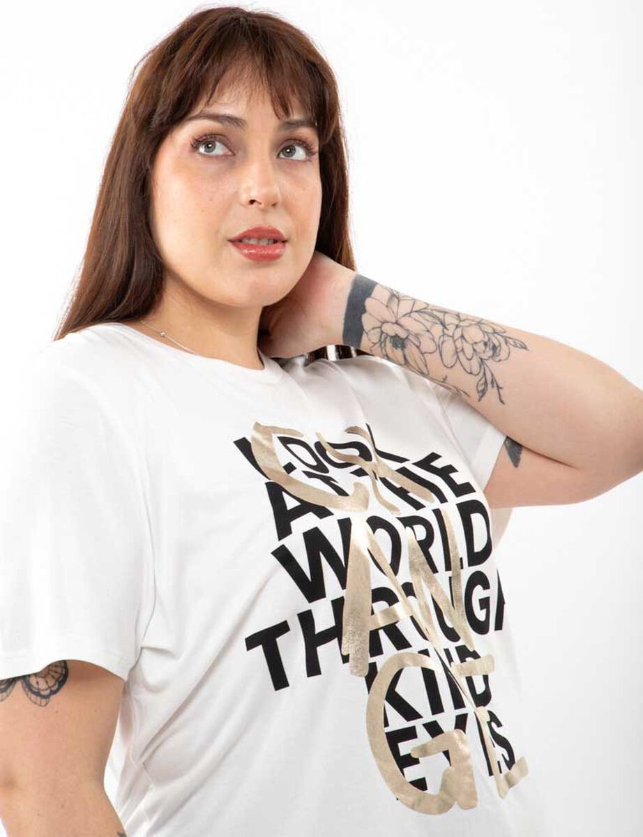 Polera Manga Corta Mujer Extralindas