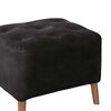 Pouf Latam Home Lyon Cuero Kentucky Negro