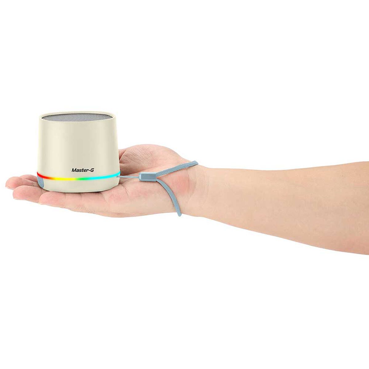 Parlante Bluetooth Portable Master-G MGMINIBOOMW Blanco