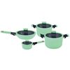 Baterías de Cocina Aluminio Kitchenware Soho Mint 8 Piezas