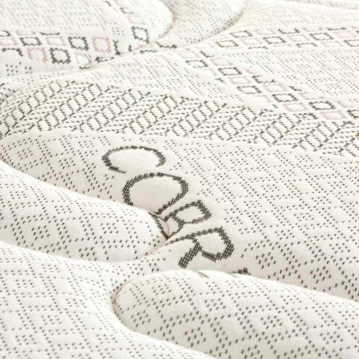 Cama Europea Flex Base Dividida King M&aacute;ximo Cobre + Respaldo Lorraine