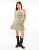 Vestido Corto Strapless Mujer Icono