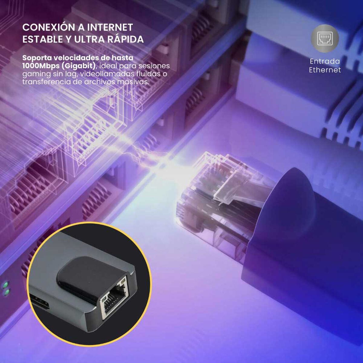 Adaptador Multipuerto Levo Hub 5 en 1