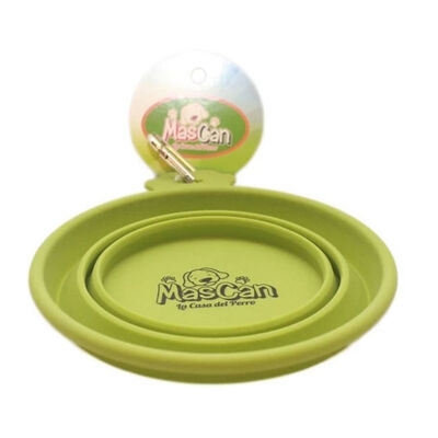 Imagen 2 del producto Plato para Perro Mascan Silicona Plegable